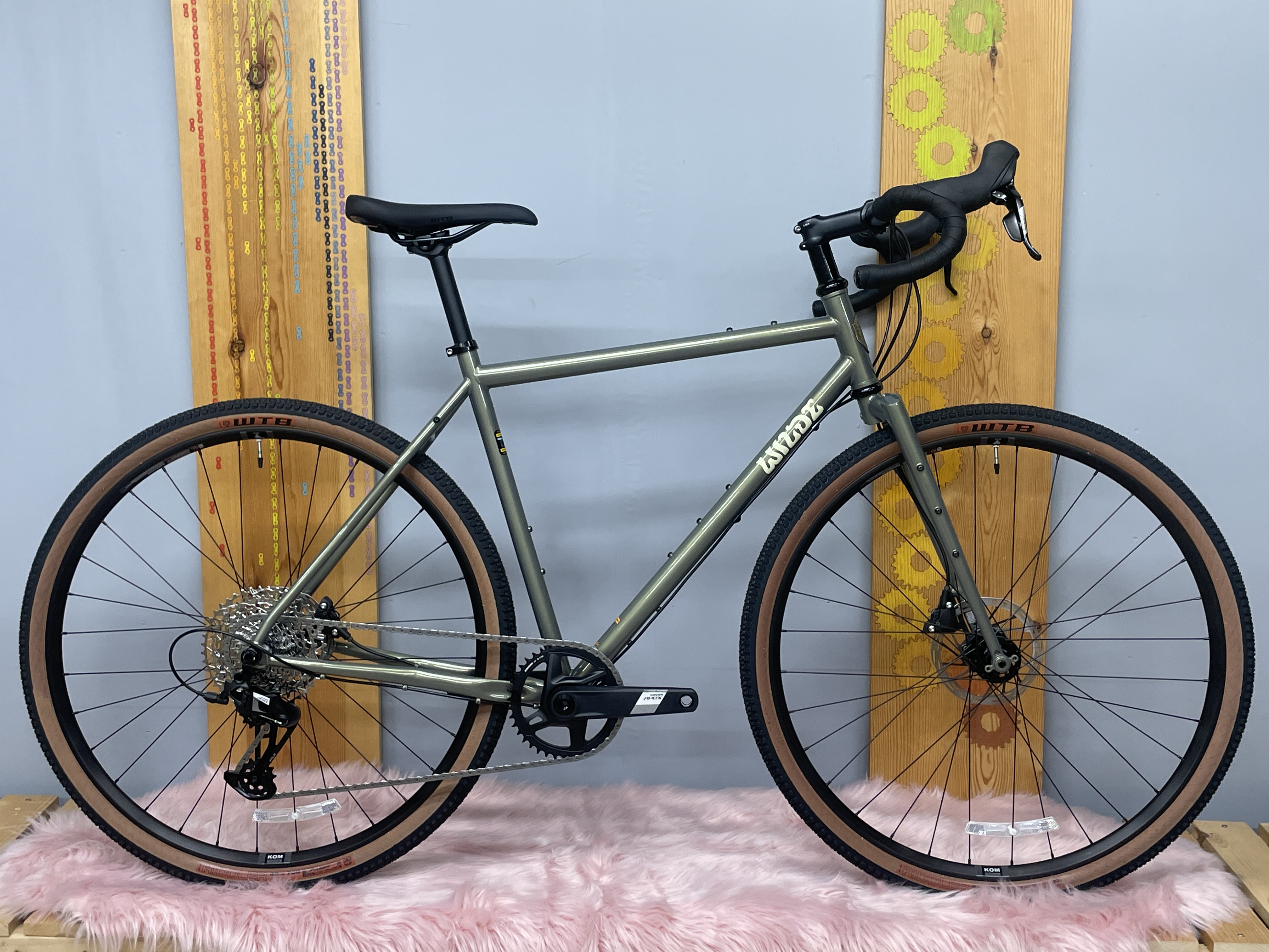 Wilde Rambler Steel Gravel All-road Bike Sparkle-Sage Wilde Rambler Steel Gravel All-road Bike Sparkle-Sage